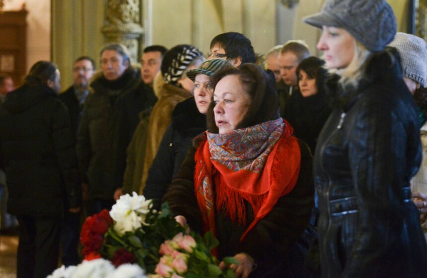 Церемония прощания с Елизаветой Глинкой 9 фото