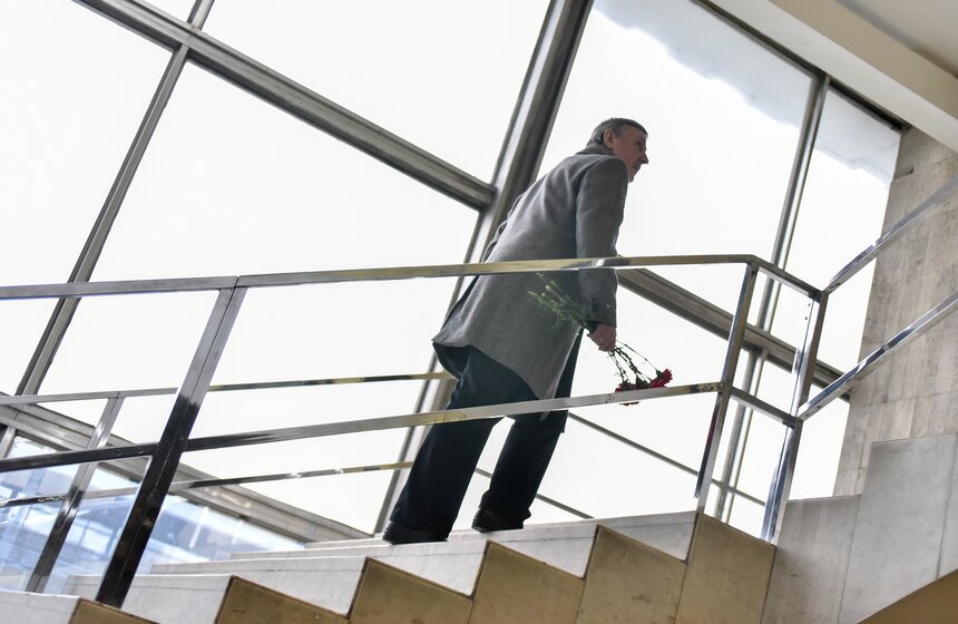 Панихида по погибшим журналистам в катастрофе Ту-154 15 фото