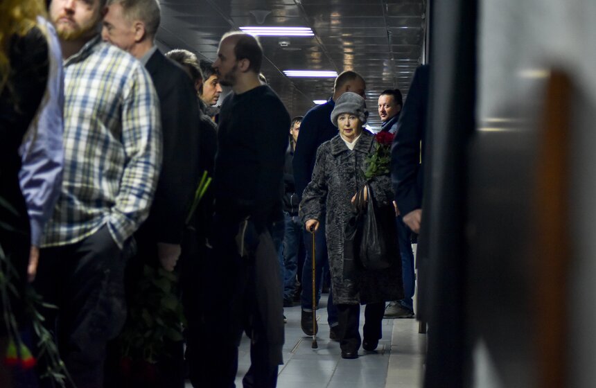 Панихида по погибшим журналистам в катастрофе Ту-154 26 фото