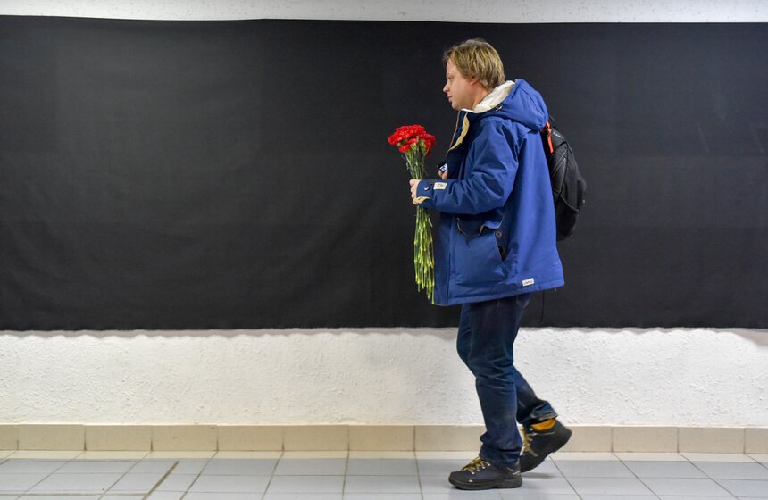 Панихида по погибшим журналистам в катастрофе Ту-154 12 фото