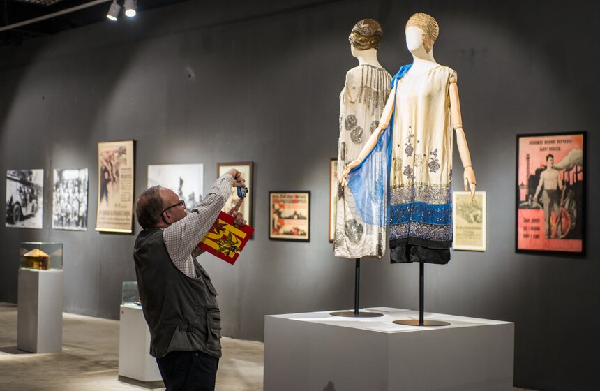 Открытие выставки "Москва. Мода и Революция" в Музее Москвы 15 фото