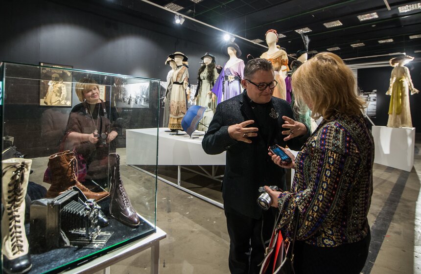 Открытие выставки "Москва. Мода и Революция" в Музее Москвы 6 фото
