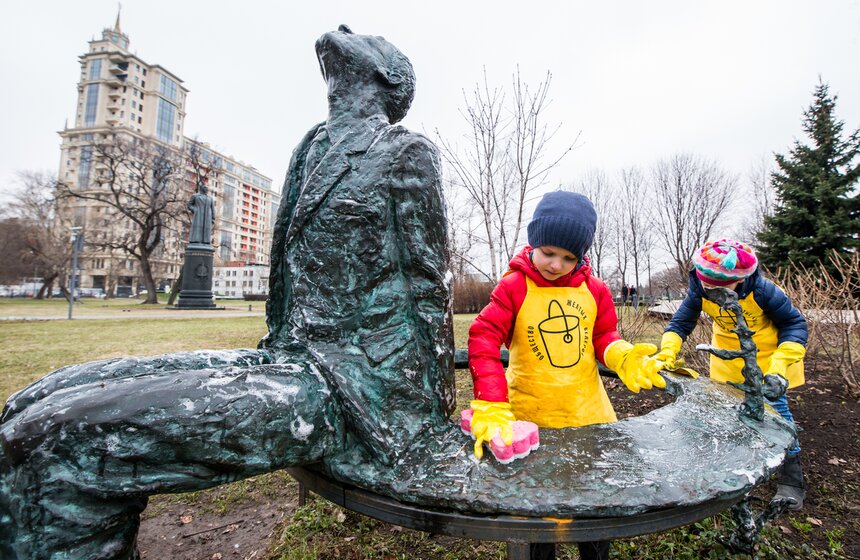 Субботник "За чистоту искусства" в Музеоне 1 фото