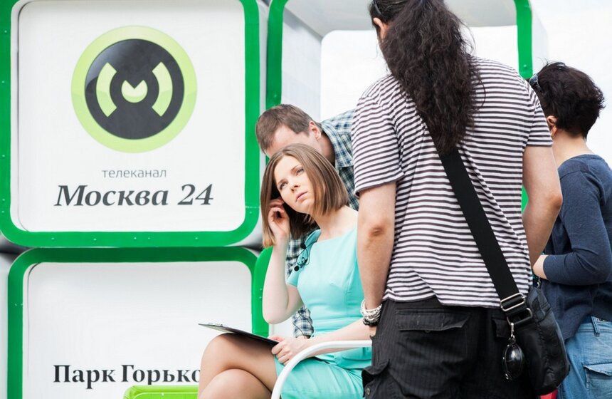 В летней студии телеканала "Москва 24" - директор Парка Горького 4 фото