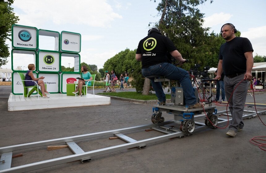 В летней студии телеканала "Москва 24" - директор Парка Горького 8 фото