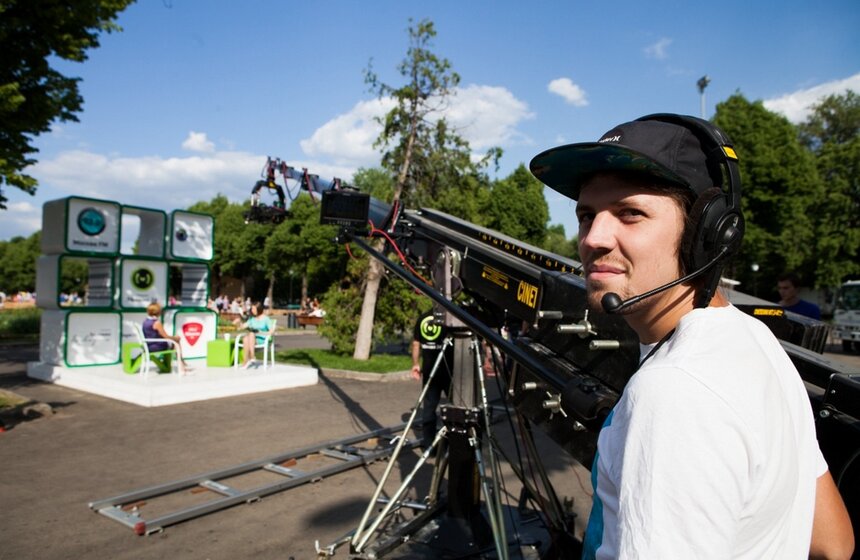 В летней студии телеканала "Москва 24" - директор Парка Горького 7 фото