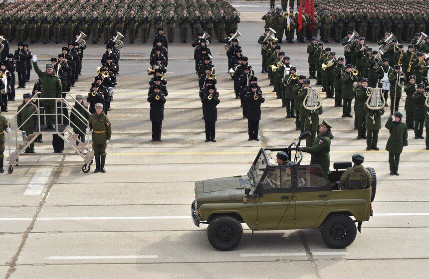 Репетиция парада Победы в Алабине 8 фото