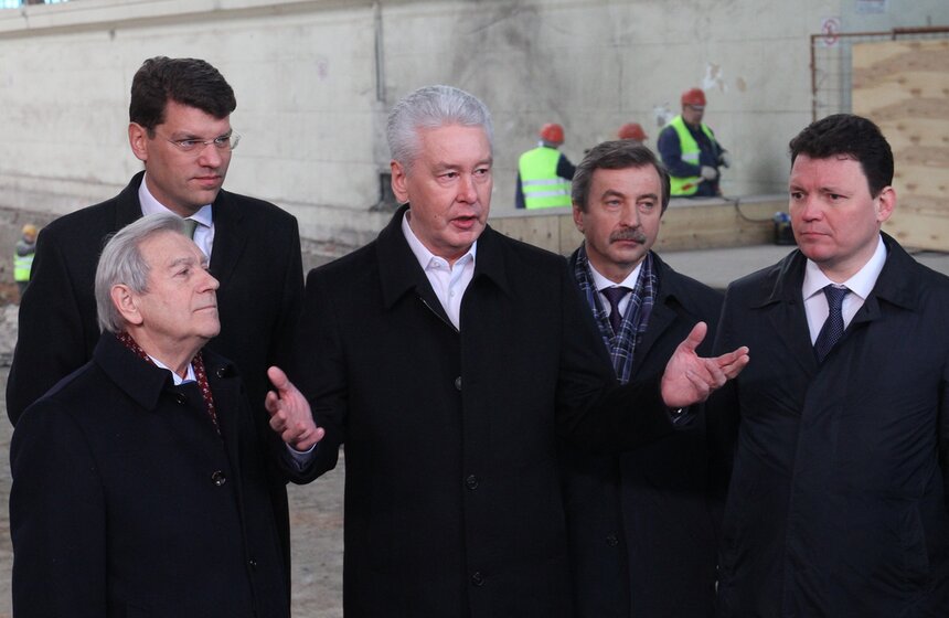 Собянин осмотрел ход реставрации павильона "Космос" на ВДНХ 15 фото