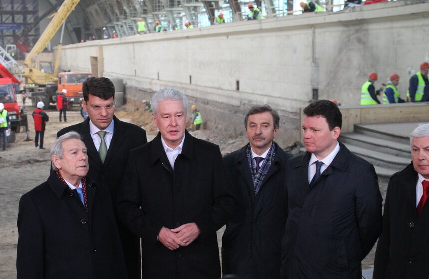 Собянин осмотрел ход реставрации павильона "Космос" на ВДНХ 16 фото