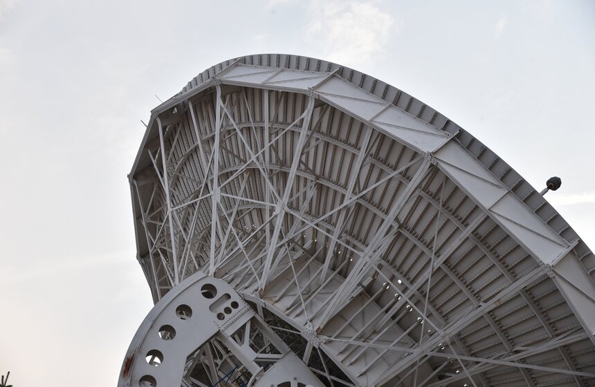 Cтарейший радиотелескоп в России РТ-22 24 фото