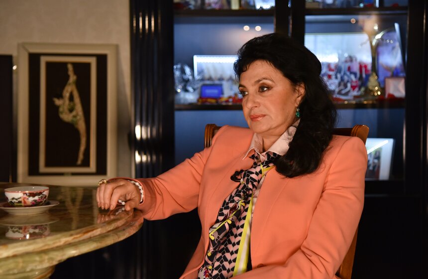 Ирина Винер-Усманова на съемках программы "Важная персона" 10 фото