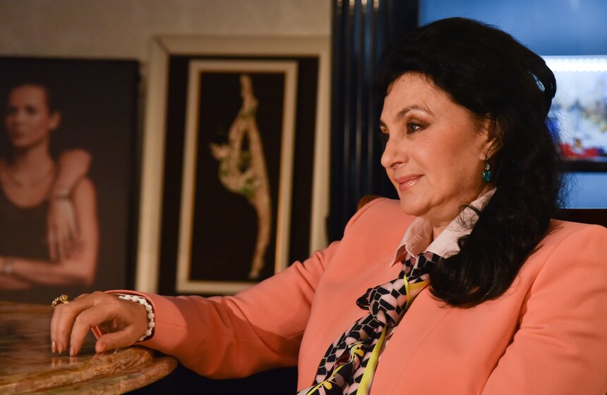 Ирина Винер-Усманова на съемках программы "Важная персона" 8 фото