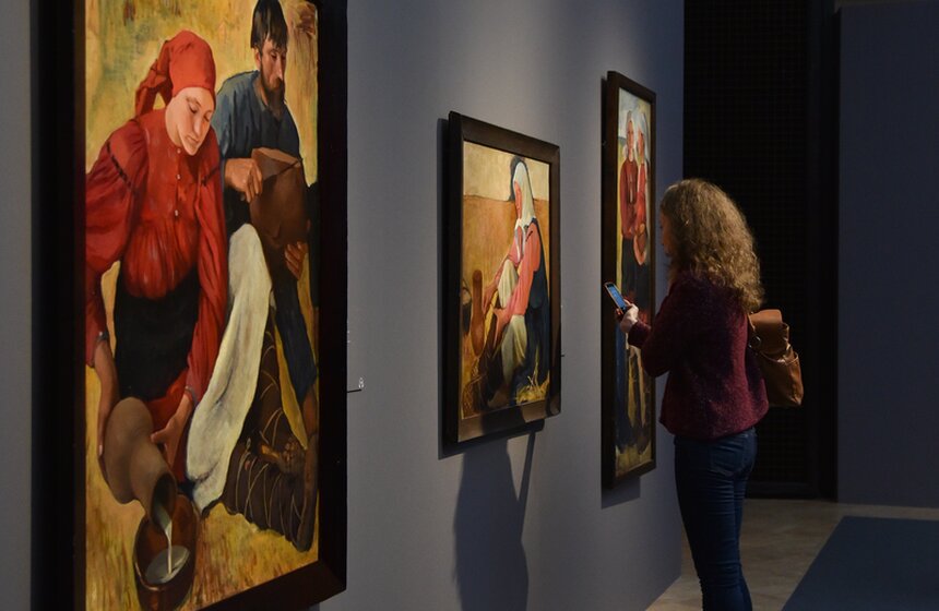 Ретроспектива работ Зинаиды Серебряковой в Третьяковской галерее 27 фото