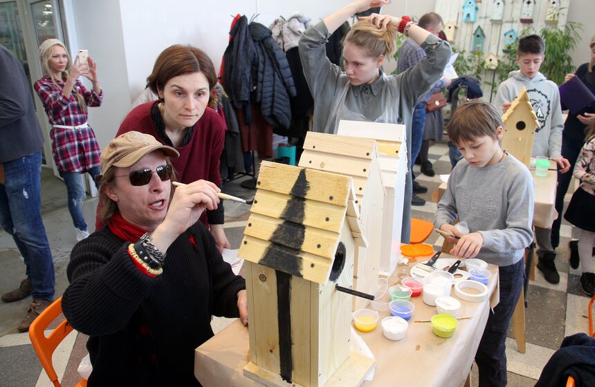 День птиц: декорируем скворечники вместе с Иваном Охлобыстиным 20 фото