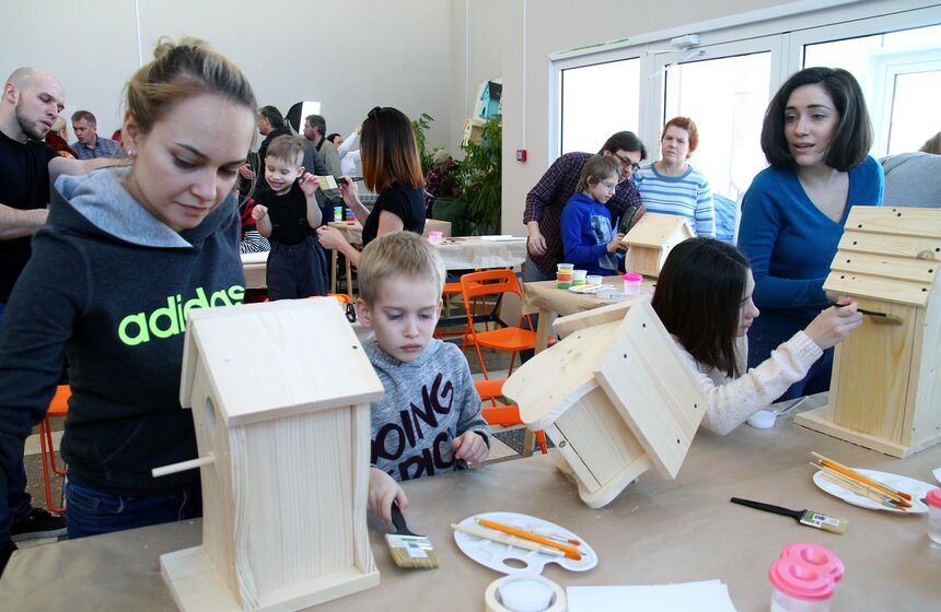 День птиц: декорируем скворечники вместе с Иваном Охлобыстиным 13 фото