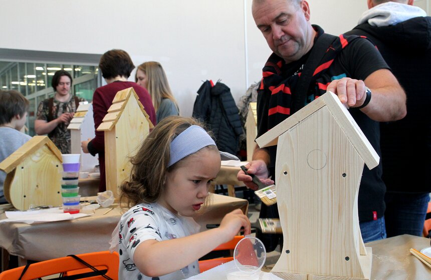 День птиц: декорируем скворечники вместе с Иваном Охлобыстиным 19 фото