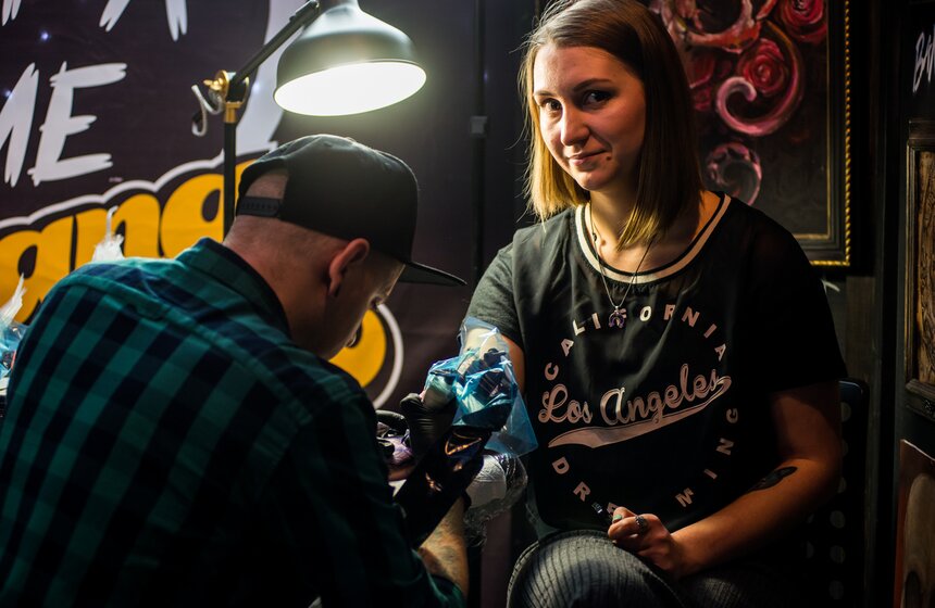 Фестиваль татуировки открылся в Москве 21 фото