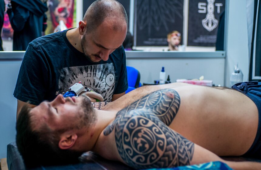 Фестиваль татуировки открылся в Москве 3 фото