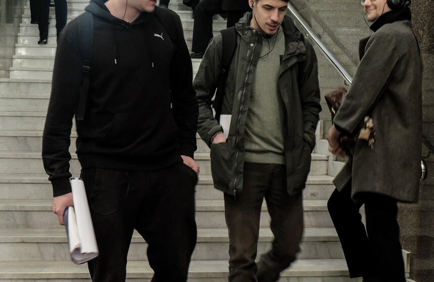 Спектакль "Разговоры беженцев" на Ленинградском вокзале 8 фото