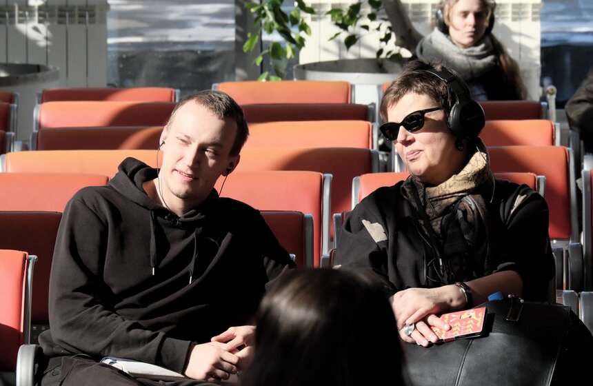 Спектакль "Разговоры беженцев" на Ленинградском вокзале 18 фото