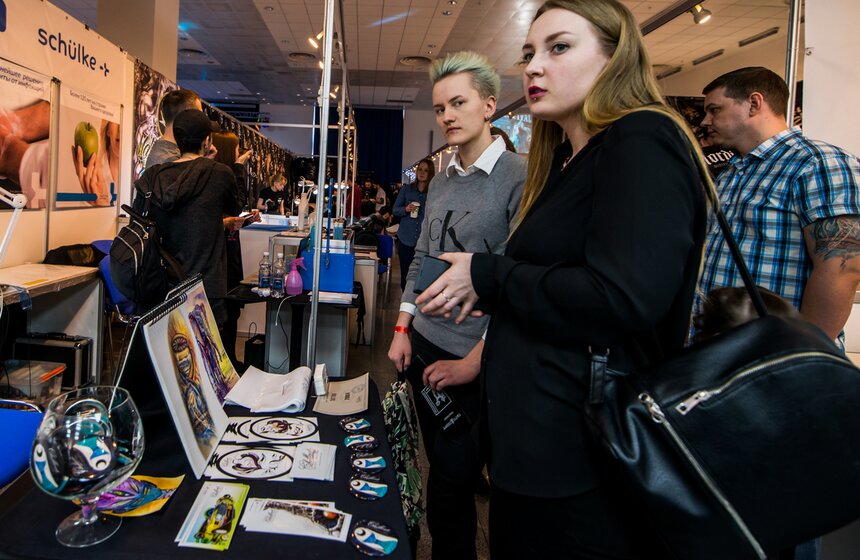 Фестиваль татуировки открылся в Москве 29 фото