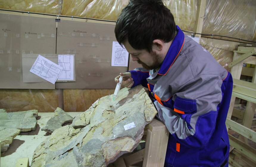 Собянин осмотрел строительство стадиона "Динамо" 12 фото