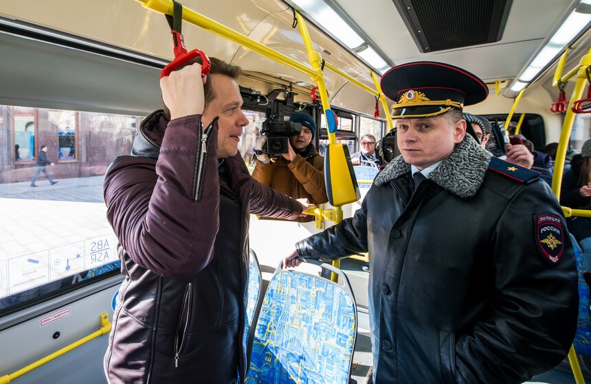 Пресс-тур на открытие новой выделенной полосы в Москве 13 фото