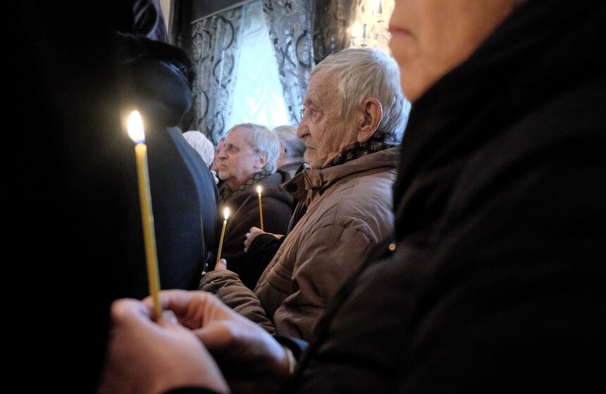 Прощание с Виктором Ахломовым. Фоторепортаж 6 фото