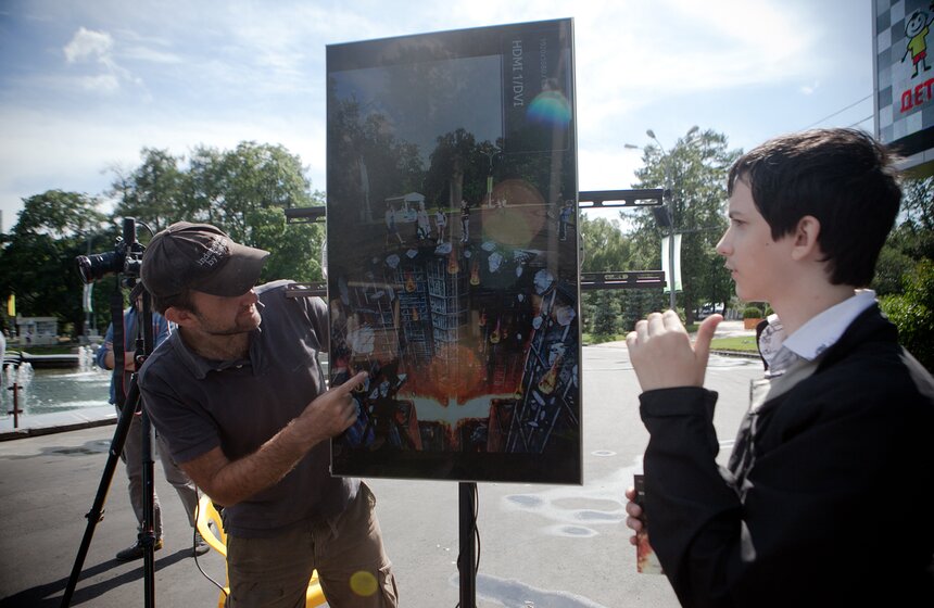 Арт-проект лондонских уличных художников в "Сокольниках" 4 фото