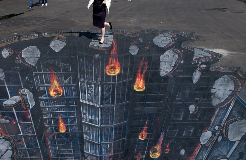 Арт-проект лондонских уличных художников в "Сокольниках" 3 фото