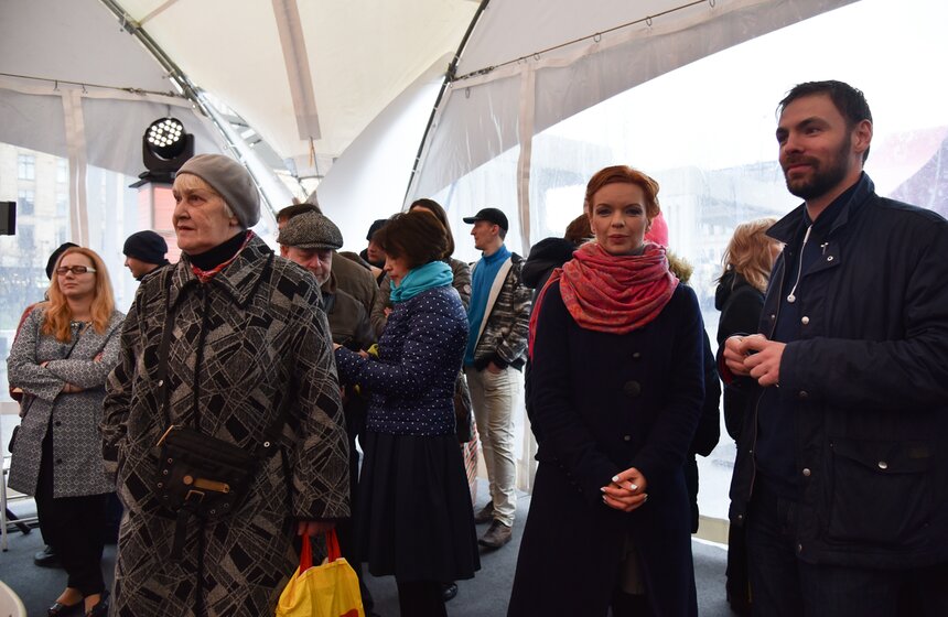 Акция "Библионочь" состоялась на Триумфальной площади 20 фото