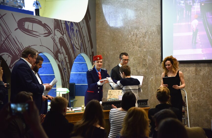 Литературный вечер в рамках "Библионочи" в метро 15 фото