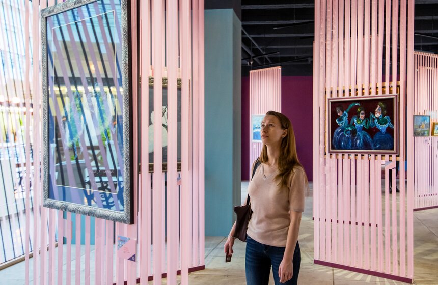 Выставка Кати Медведевой "Искусство чистой души" 15 фото