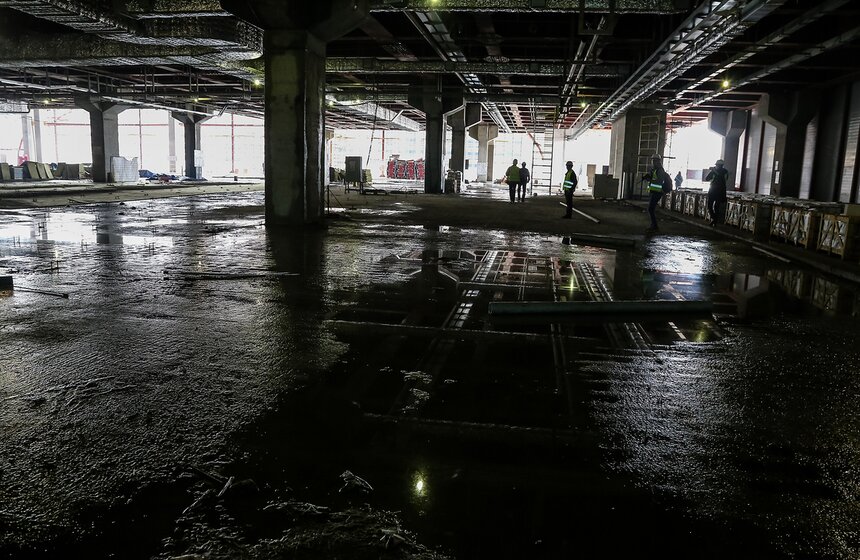 Строительство нового сегмента терминала Т2 в Домодедове 9 фото