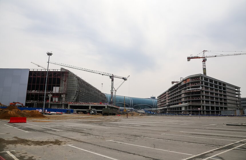 Строительство нового сегмента терминала Т2 в Домодедове 3 фото