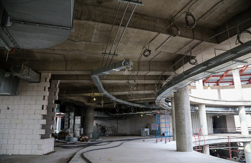 Строительство нового сегмента терминала Т2 в Домодедове 28 фото