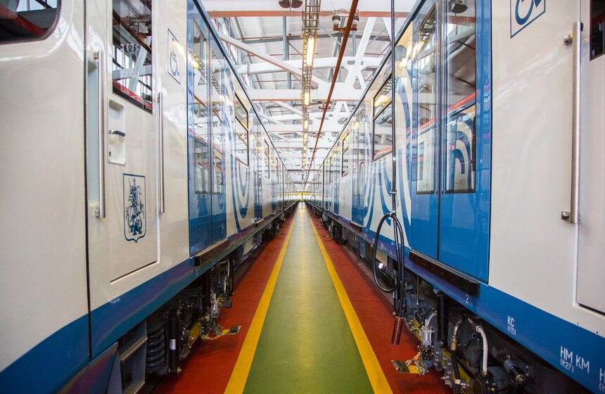 Запуск поезда "Москва". Фоторепортаж 5 фото