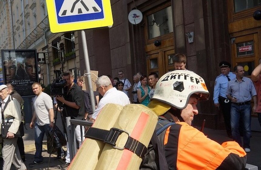 Пожар на Сокольнической ветке метро 1 фото