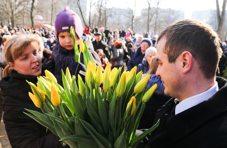 День тюльпанов в Воронцовском парке 5 фото