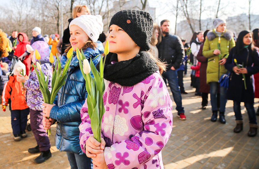 День тюльпанов в Воронцовском парке 11 фото