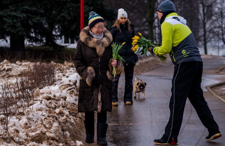Цветочный забег в столичных парках 29 фото