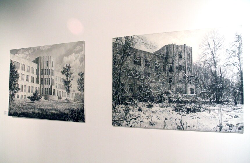 "Кинопейзажи" в выставочном центре "Рабочий и колхозница" 10 фото