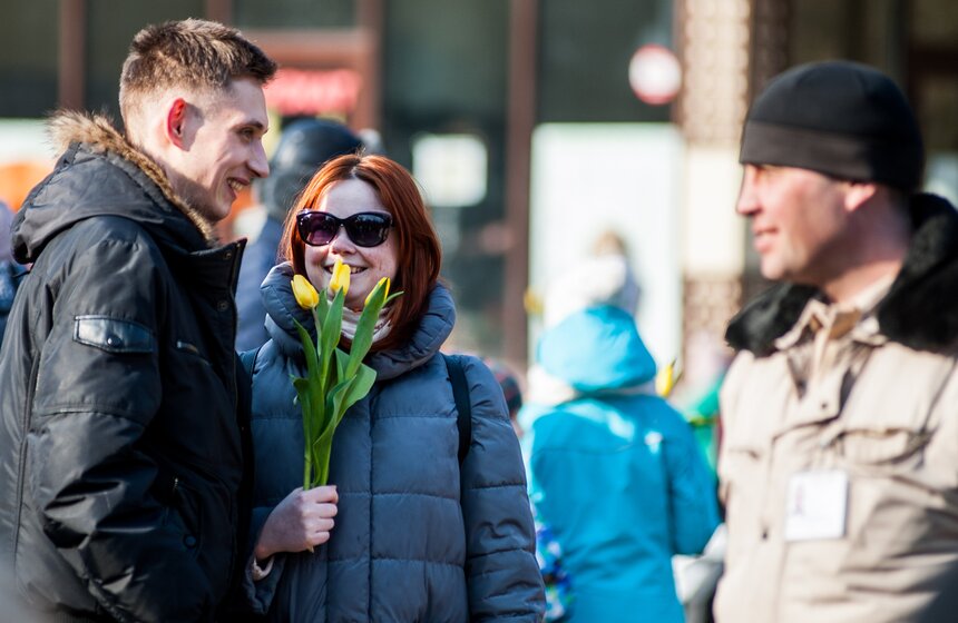 Цветочный забег в столичных парках 18 фото