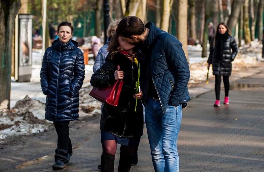 Цветочный забег в столичных парках 11 фото