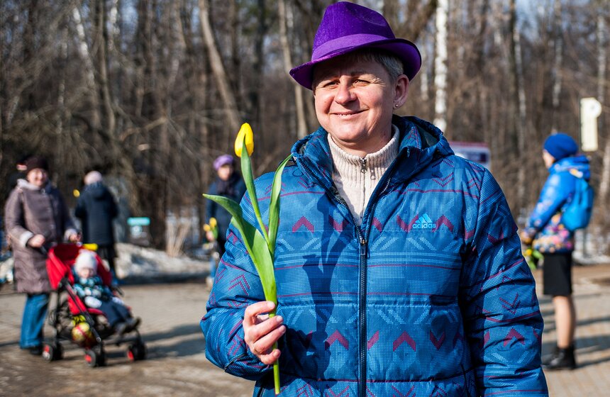 Цветочный забег в столичных парках 19 фото