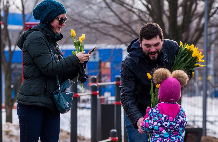 Цветочный забег в столичных парках 24 фото