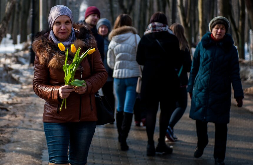 Цветочный забег в столичных парках 8 фото