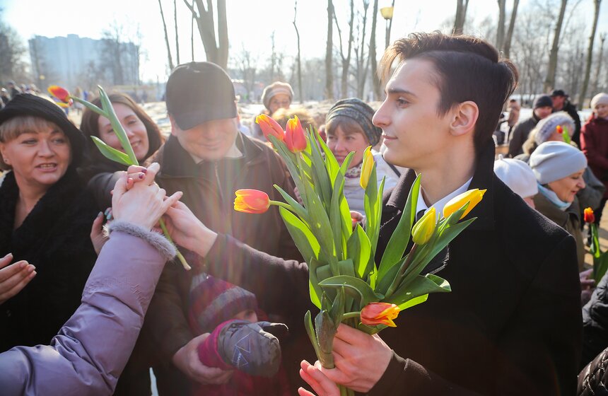 День тюльпанов в Воронцовском парке 27 фото