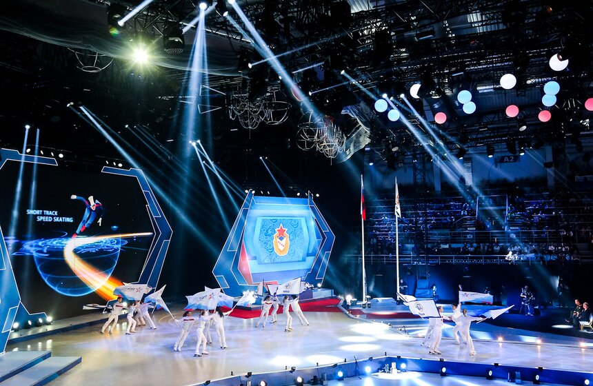 Церемония закрытия III зимних Всемирных военных игр 2 фото