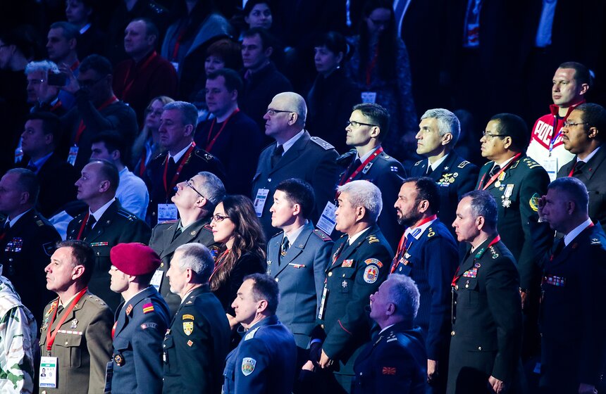 Церемония закрытия III зимних Всемирных военных игр 6 фото